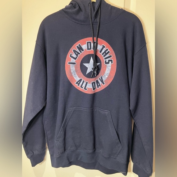 Captain America Marvel MCU Hoodie Size Medium - Picture 9 of 10